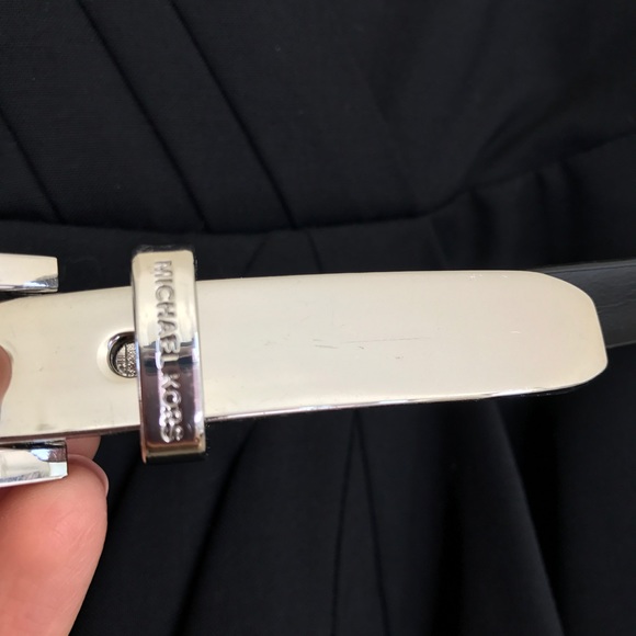 Michael Kors Dress with Leather & Metal Belt - Picture 4 of 6